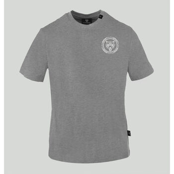 Textiel Heren T-shirts korte mouwen Philipp Plein Sport tips41294 grey Grijs