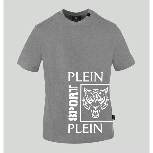 Textiel Heren T-shirts korte mouwen Philipp Plein Sport - tips406 Grijs