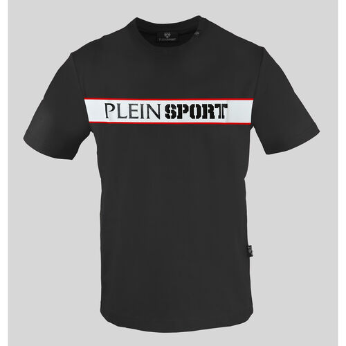 Textiel Heren T-shirts korte mouwen Philipp Plein Sport - tips405 Zwart