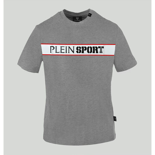 Textiel Heren T-shirts korte mouwen Philipp Plein Sport - tips405 Grijs