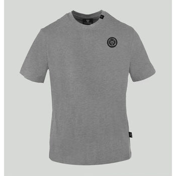 Textiel Heren T-shirts korte mouwen Philipp Plein Sport tips40494 grey Grijs
