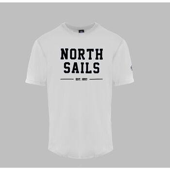 Textiel Heren T-shirts korte mouwen North Sails - 9024060 Wit