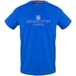 Textiel Heren T-shirts korte mouwen Aquascutum - tsia126 Blauw