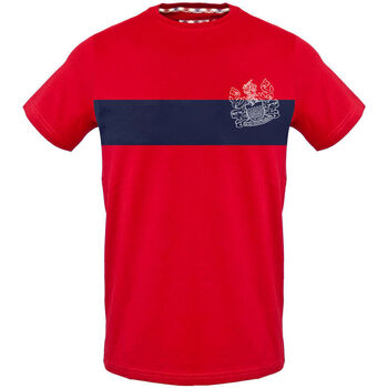 Textiel Heren T-shirts korte mouwen Aquascutum tsia103 52 red Rood