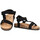Schoenen Dames Sandalen / Open schoenen Luna Collection 74398 Zwart