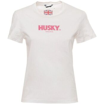 Textiel Dames T-shirts korte mouwen Husky - hs23cedtc35co296-sophia Wit