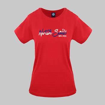 Textiel Dames T-shirts korte mouwen North Sails - 9024310 Rood