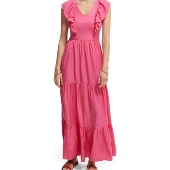 Textiel Dames Lange jurken Scotch & Soda - 166650 Roze