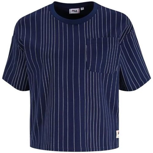 Textiel Dames T-shirts korte mouwen Fila - faw0420 Blauw