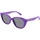 Horloges & Sieraden Dames Zonnebrillen Gucci Occhiali da Sole  GG1588S 004 Violet
