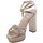 Schoenen Dames Sandalen / Open schoenen Exé Shoes Sandalo Donna Oro Ophelia-623 Goud