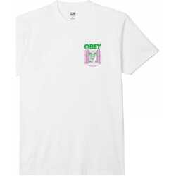 Textiel Heren T-shirts & Polo’s Obey chain link fence icon Wit