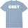 Textiel Heren T-shirts & Polo’s Obey Bold  2 Grijs