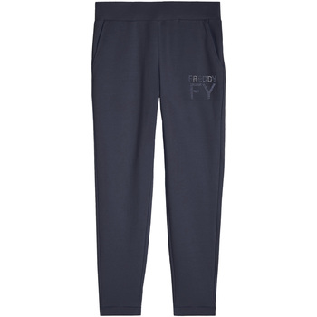 Textiel Dames Broeken / Pantalons Freddy Pantalone Lungo Blauw
