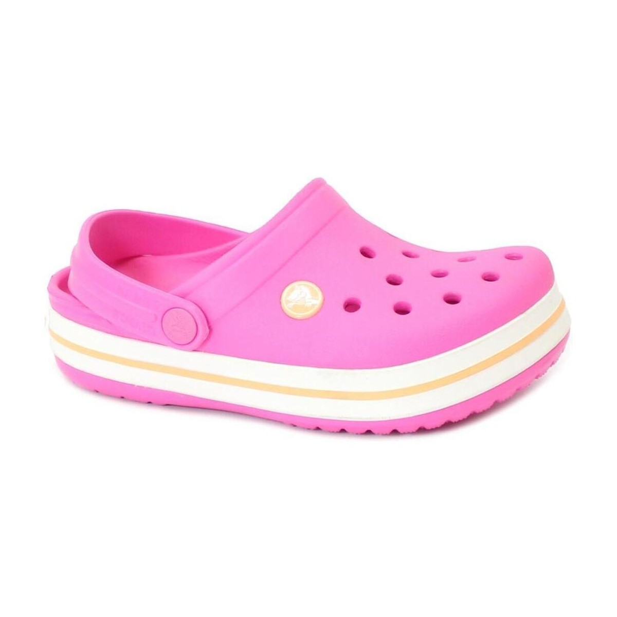 Schoenen Kinderen Leren slippers Crocs CRO-RRR-204537-6QZ Roze