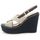 Schoenen Dames Sandalen / Open schoenen Emporio Armani EA7 COMPENSA Beige