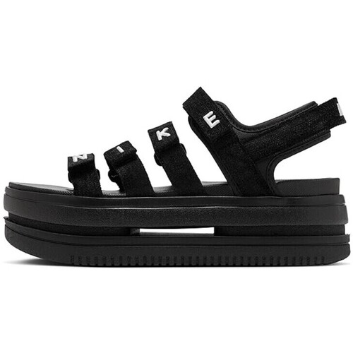 Schoenen Dames Sandalen / Open schoenen Nike BASKETS  FJ2595 ICON CLASSIC SNDL Zwart