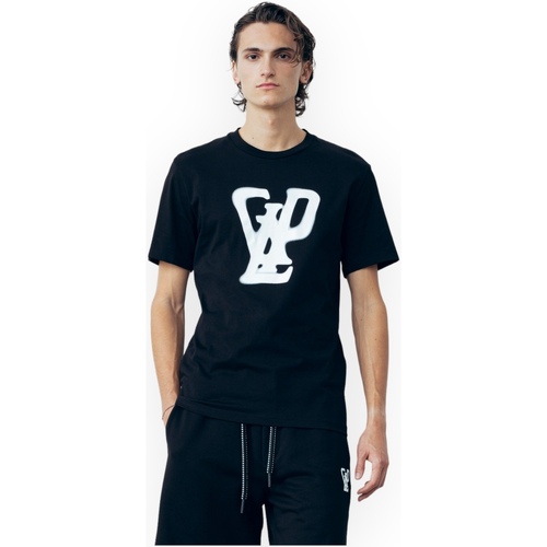 Textiel Heren T-shirts & Polo’s GaËlle Paris GAABM00119PTTS0043 NE01 Zwart