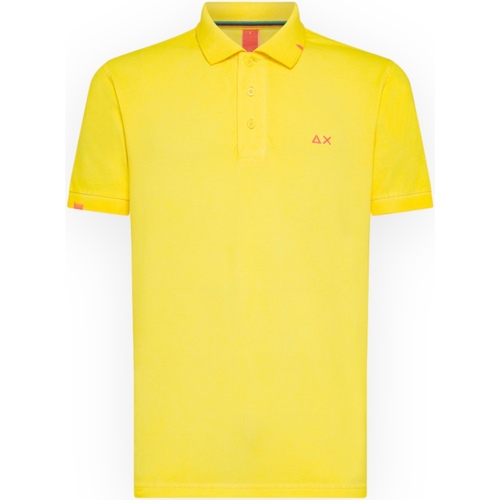 Textiel Heren T-shirts & Polo’s Sun68 A34143 23 Geel
