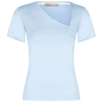 Textiel Dames T-shirts & Polo’s Rinascimento CFC0119323003 Céleste