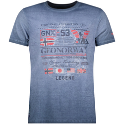 Textiel Heren T-shirts korte mouwen Geo Norway SW1562HGNO-NAVY Blauw