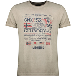 Textiel Heren T-shirts korte mouwen Geo Norway SW1562HGNO-KAKI Groen