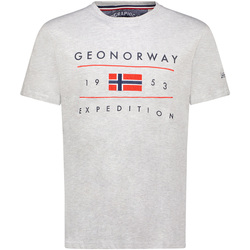 Textiel Heren T-shirts korte mouwen Geo Norway SY1355HGN-Blended Grey Grijs