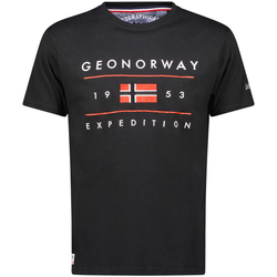 Textiel Heren T-shirts korte mouwen Geo Norway SY1355HGN-Black Zwart