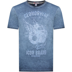 Textiel Heren T-shirts korte mouwen Geo Norway SY1360HGN-Navy Blauw