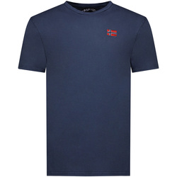 Textiel Heren T-shirts korte mouwen Geographical Norway SY1363HGN-Navy Marine