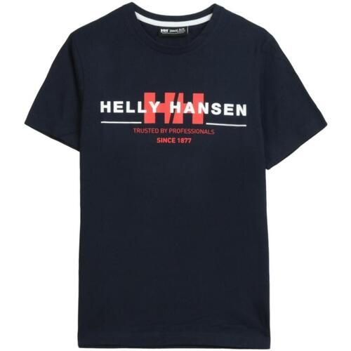 Textiel Heren T-shirts korte mouwen Helly Hansen  Blauw