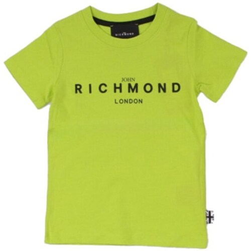 Textiel Jongens T-shirts korte mouwen John Richmond RBP24002TS Groen