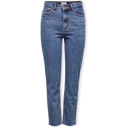 Textiel Dames Straight jeans Only Noos Emily Life Jeans - Medium Blue Denim Blauw