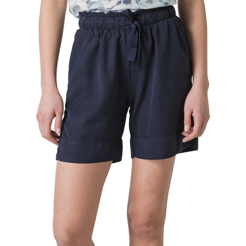 Textiel Dames Korte broeken / Bermuda's Deha Shorts In Tencel Blauw