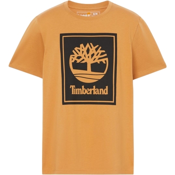 Textiel Heren T-shirts korte mouwen Timberland 236630 Brown