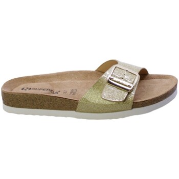 Schoenen Dames Sandalen / Open schoenen Superga Sandalo Donna Oro Glitter S11t620 Goud