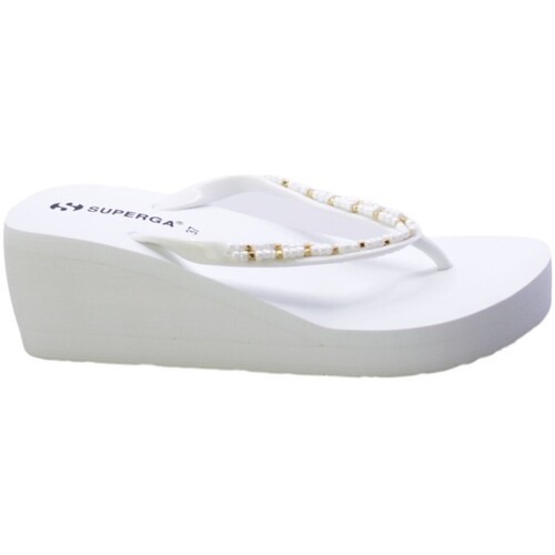 Schoenen Dames Sandalen / Open schoenen Superga Sandalo Infradito Donna Bianco S24u191/24 Wit