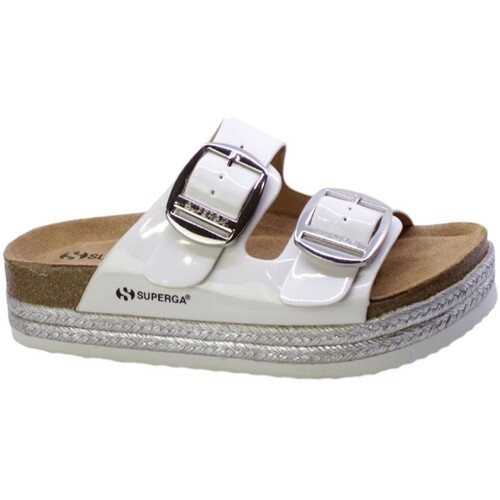 Schoenen Dames Sandalen / Open schoenen Superga Sandalo Donna Bianco S11t621/24 Wit