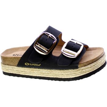Schoenen Dames Sandalen / Open schoenen Superga Sandalo Donna Nero S11t228/24 Zwart
