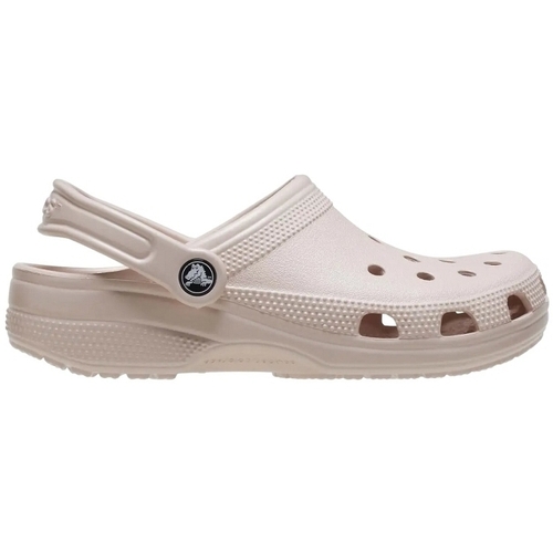 Schoenen Dames Leren slippers Crocs CLASSIC CLOG Roze