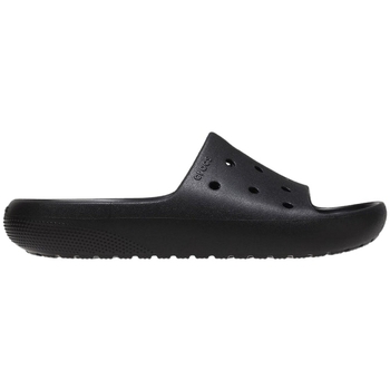 Schoenen Dames Leren slippers Crocs CLASSIC SLIDE V2 BLK Zwart
