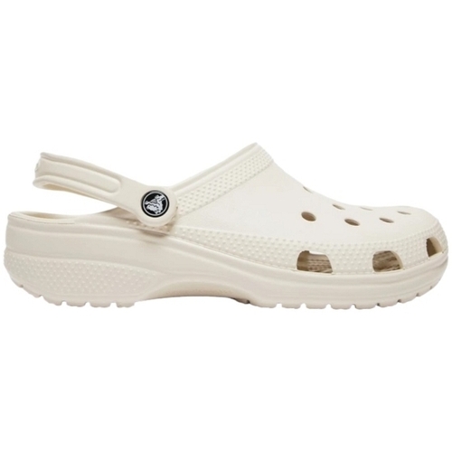 Schoenen Dames Leren slippers Crocs CLASSIC CLOG Beige