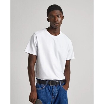 Textiel Heren T-shirts korte mouwen Pepe jeans PM509206 CONNOR Wit