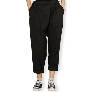 Textiel Dames Broeken / Pantalons Wendy Trendy Trousers 792028 - Black Zwart