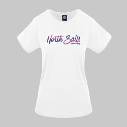 Textiel Dames T-shirts korte mouwen North Sails - 9024310 Wit