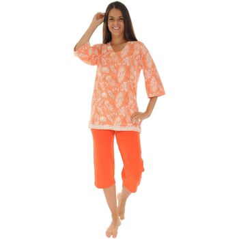 Textiel Dames Pyjama's / nachthemden Christian Cane GARDELIA Orange