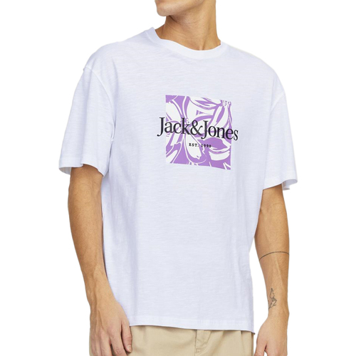 Textiel Heren T-shirts & Polo’s Jack & Jones  Wit