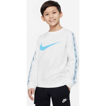 Textiel Jongens Sweaters / Sweatshirts Nike Sportswear Repeat Wit