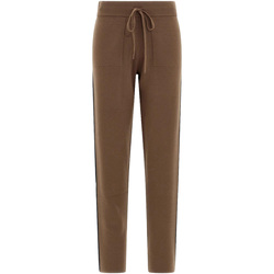 Textiel Dames Broeken / Pantalons Deha Pantalone In Maglia Brown