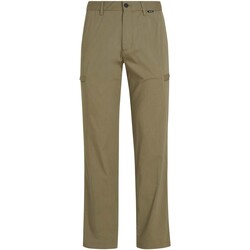 Textiel Heren Broeken / Pantalons Calvin Klein Jeans Tech Co-Stretch Stra Groen